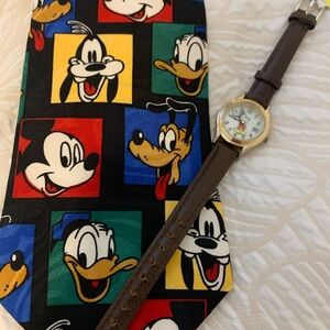 Disney Character Tie and Watch Bundle